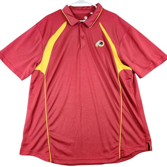 NFL Washington Redskins Official‎ Performance Polo Shirt Athletic Team Gear 2XL - Picture 1 of 6